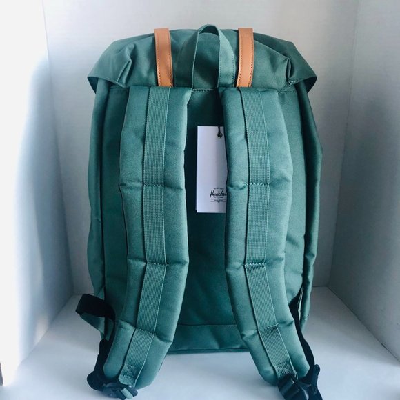 RARE NWT - Herschel Retreat Backpack - Classic | Mid-Volume 19.5 L - Dark Forest - Picture 7 of 17